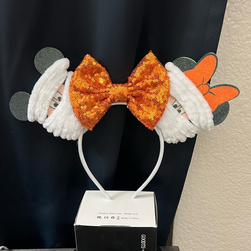 DISNEY MICKEY MUMMY HALLOWEEN EARS NWOT